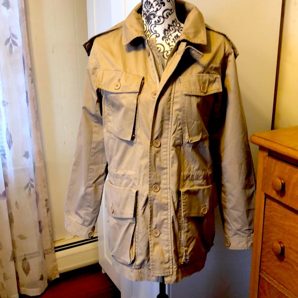 J. Crew Jackets & Blazers - J. Crew Tan Utility Jacket. Size 8